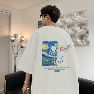 已注册/夏季欧美风短袖T恤男生简约大码体恤打底衫DT3098/P25