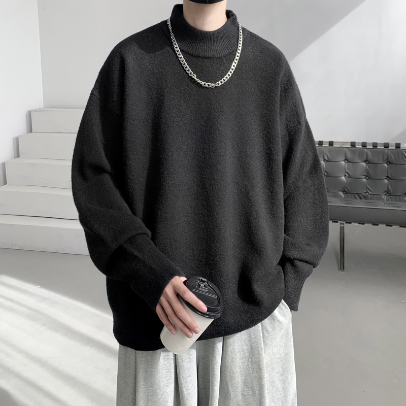 已注册/冬季港风宽松针织衫男潮中领毛衣青年休闲外套MY9501/P45,男装针织衫/毛衣,电商B316 已注册/冬季港风宽松针织衫男潮中领毛衣青年休闲外套MY9501/P45,男装针织衫/毛衣,电商B316