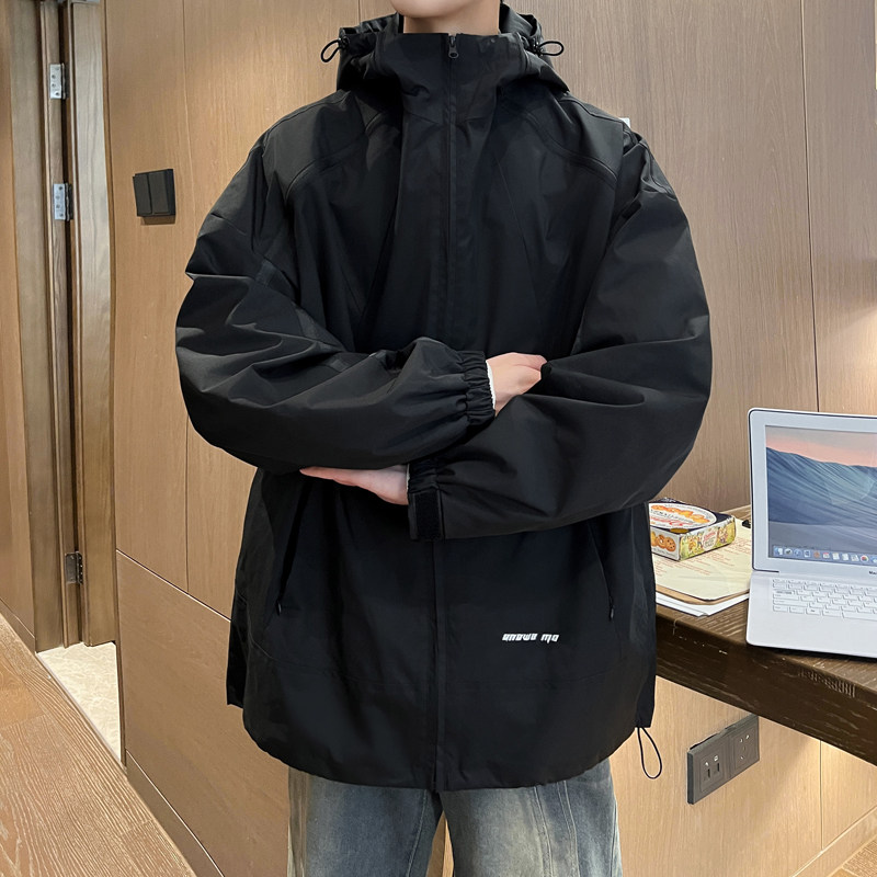 秋冬季休闲冲锋衣军旅风男宽松运动健身夹克外套JK6321/P100,男装夹克,电商B316
