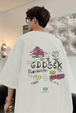 已注册/夏季纯棉休闲短袖T恤男情侣宽松体恤打底衫DT5942/P25，男装T恤，电商B316