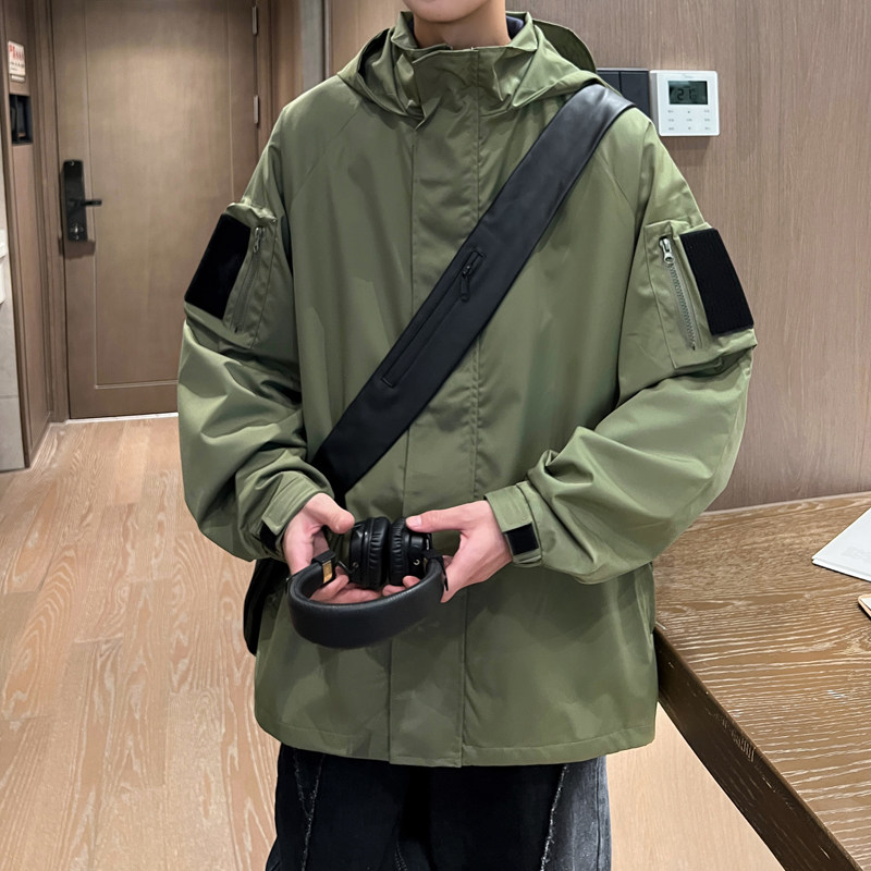 秋冬季三合一学院风潮流冲锋衣男生大码夹克外套JK5889/P150,男装夹克,电商B316