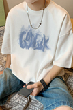 已注册/夏季白色舒适印花半袖短袖T恤男体恤打底衫DT8031/P25，男装T恤，电商B316