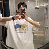 已注册/夏季卡通动漫印花短袖T恤男大码体恤打底衫DT4560/P25，男装T恤，电商B316