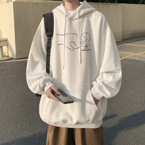 已注册/华棉秋季新极简风流行男生宽松卫衣打底衫 WY1266/P50图片