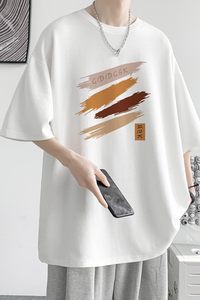 已注册/夏季潮流情侣港风短袖T恤男大码体恤打底衫DT9500/P25图片