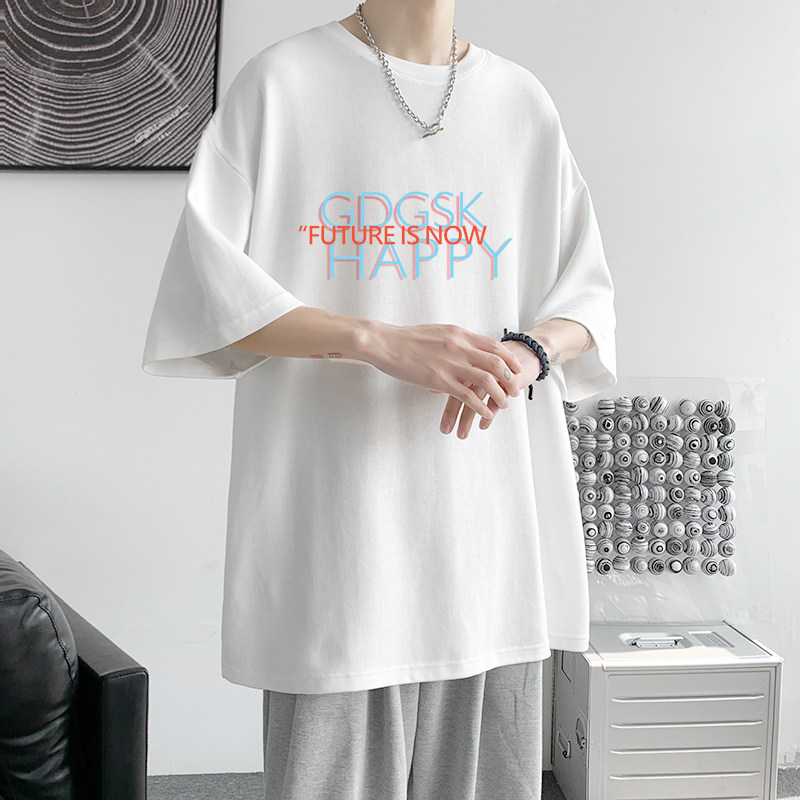已注册/2025夏季短袖T恤男生港风大码半袖学生体恤DX6866/P25,男装T恤,电商B316