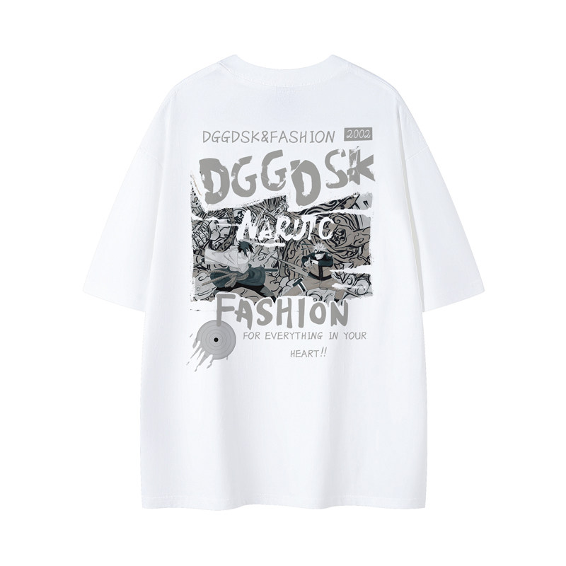 已注册/夏季美式通勤短袖T恤男运动宽松体恤打底衫DT2211/P25,男装T恤,电商B316