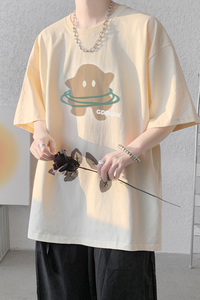 已注册/夏季圆领卡通印花短袖T恤男大码体恤打底衫DT6639/P25图片