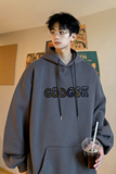 已注册/秋季卡通印花连帽卫衣男生宽松潮流外套WY9303/P45加绒P50，男装卫衣，电商B316