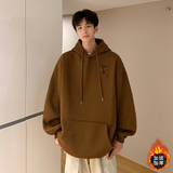 已注册/秋季美式重磅连帽卫衣男潮宽松大码外套WY9519/P45加绒P50，男装卫衣，电商B316