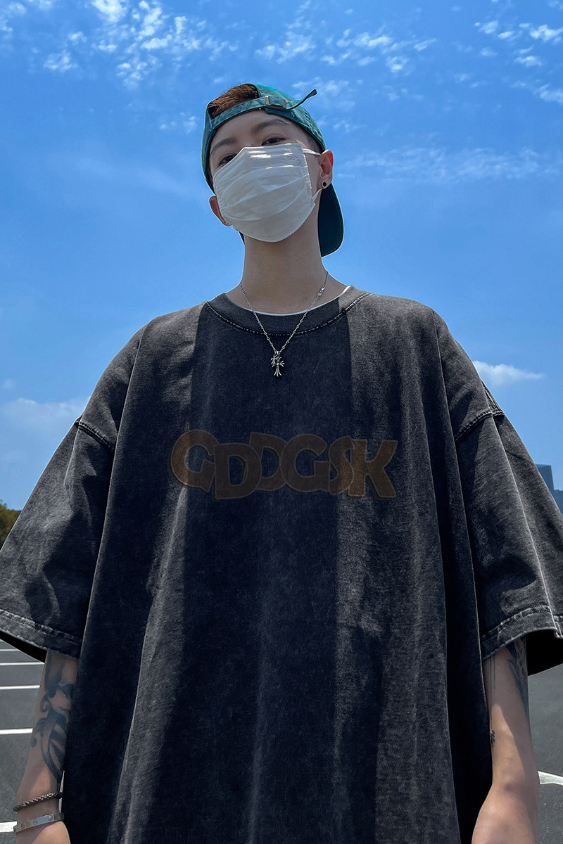 水洗重磅夏季新款休闲内搭短袖T恤男生大码打底衫体恤DT4066/P35,男装T恤,电商B316