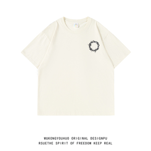 已注册/夏季运动纯棉情侣短袖T恤男大码体恤打底衫DT9819/P25图片