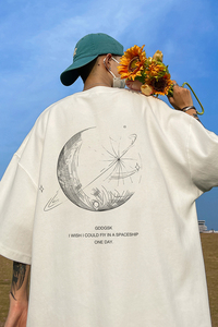 已注册/夏季简约星球半袖短袖T恤男大码体恤打底衫DT5011/P25图片