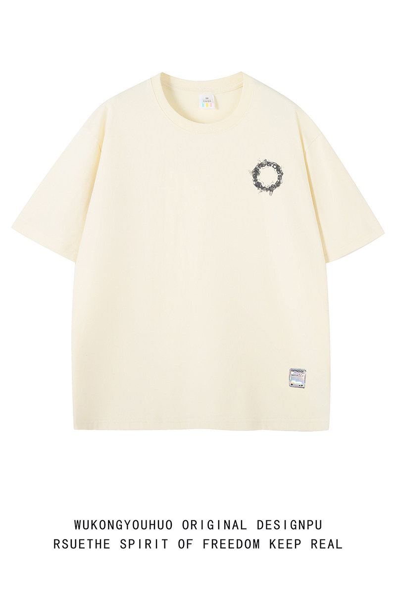 已注册/夏季圆领休闲短袖T恤男日系大码体恤打底衫DT9819/P25,男装T恤,电商B316