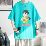已注册/夏季印花短袖T恤男半袖体恤大码打底衫情侣DT2828/P25，男装T恤，电商B316