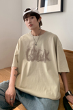 已注册/夏季新天蓝色印花短袖T恤大码男体恤打底衫DT8031/P25，男装T恤，电商B316