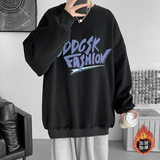 已注册/冬季厚卫衣男港风长袖T恤宽松情侣外套WY0683/P35加绒P40，男装卫衣，电商B316