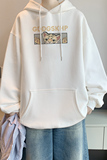 已注册/秋季流行简约印花卫衣男生宽松连帽外套WY9421/P45加绒P50，男装卫衣，电商B316