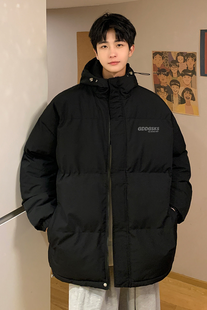 冬季流行百搭面包服潮大码保暖棉衣潮流立领加厚外套MY1172/P100,男装棉衣,电商B316