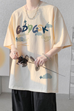 已注册/夏季清新简约印花短袖T恤男宽松体恤打底衫DT8471/P25，男装T恤，电商B316