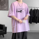 已注册/夏季内景纯棉重磅印花宽松短袖T恤男圆领体恤衫DT9651/P25，男装T恤，电商B316