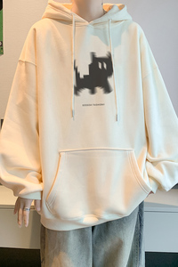 已注册/秋季韩式重磅连帽卫衣男宽松打底衫外套WY9156/P50加绒P55图片