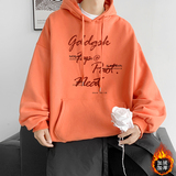 已注册/红色新年卫衣男女宽松潮秋冬季羊羔绒WY8852/P45加绒P50，男装卫衣，电商B316