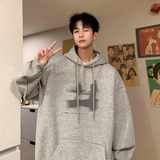已注册/华棉秋季新深灰美式潮牌卫衣男大码打底衫WY7105/P50，男装卫衣，电商B316