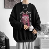 已注册/秋冬新印花圆领卫衣男生打底衫外套WY3367/P35加绒P40，男装卫衣，电商B316