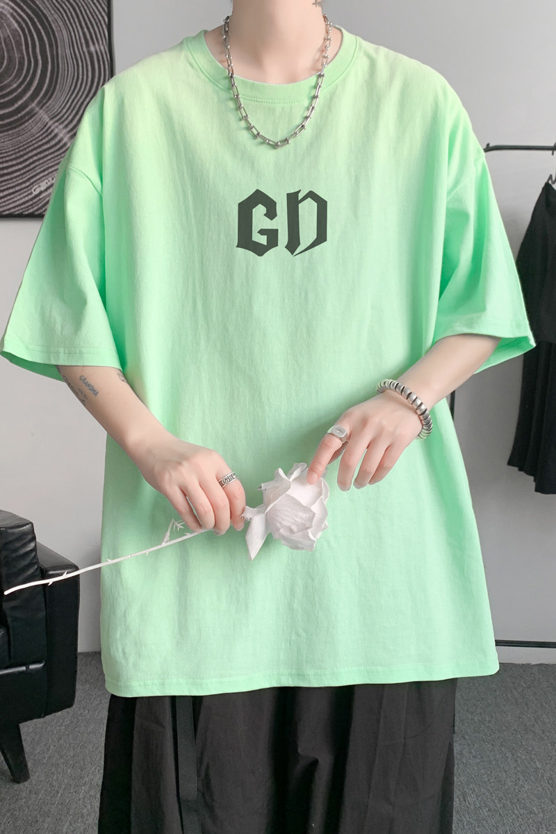 已注册/夏季新英文潮流印花短袖T恤男生体恤打底衫DT5340/P25,男装T恤,电商B316