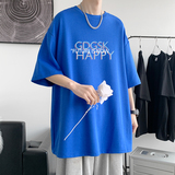 已注册/2025夏季短袖T恤男生港风大码半袖学生体恤DX6866/P25，男装T恤，电商B316