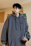 已注册/秋季港风小众连帽卫衣男宽松大码打底衫WY9309/P45加绒P50，男装卫衣，电商B316