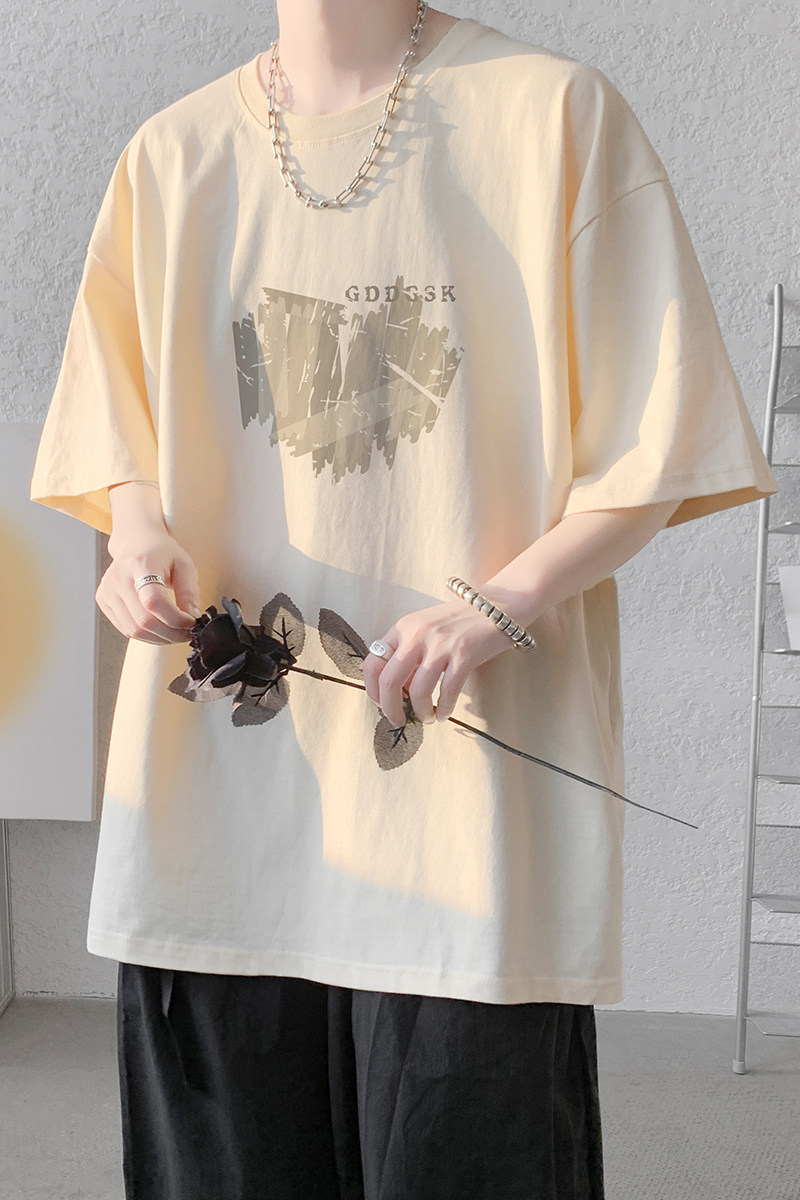 已注册/夏季美式纯棉短袖T恤男大码休闲体恤打底衫DT4201/P25,男装T恤,电商B316
