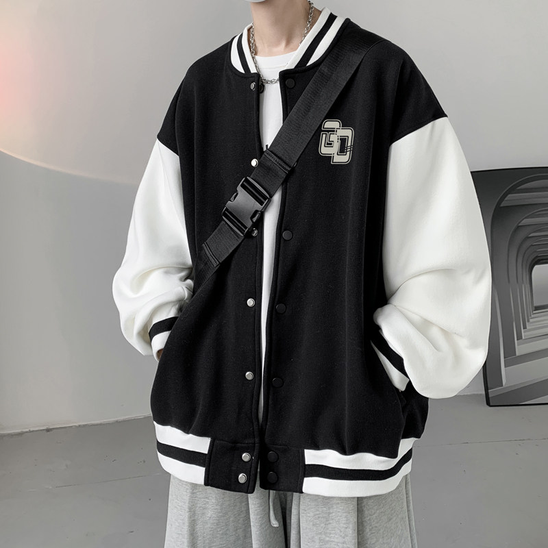 已注册/秋季新学院风运动棒球服夹克男生宽松外套JK6206/P100,男装夹克,电商B316
