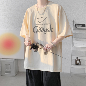 已注册/夏季情侣休闲半袖短袖T恤男大码体恤打底衫DT5123/P25图片