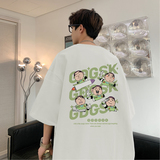 已注册/夏季圆领可爱风短袖T恤男生宽松体恤打底衫DT9654/P25，男装T恤，电商B316