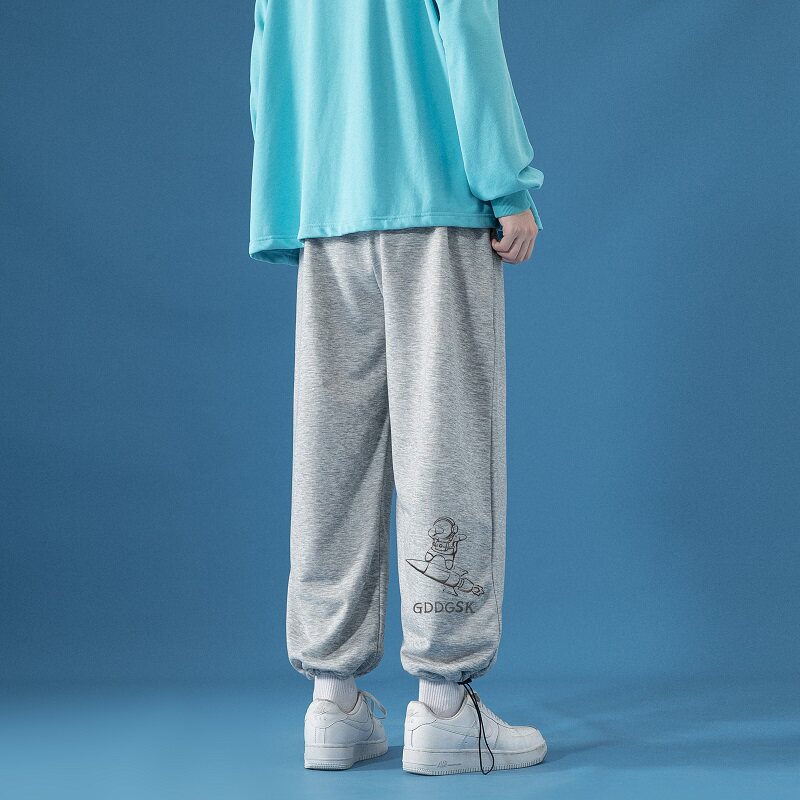 版权已注册/2025秋季新款大码卫裤男运动裤休闲束脚裤YD4388/P45,男装休闲裤,电商B316