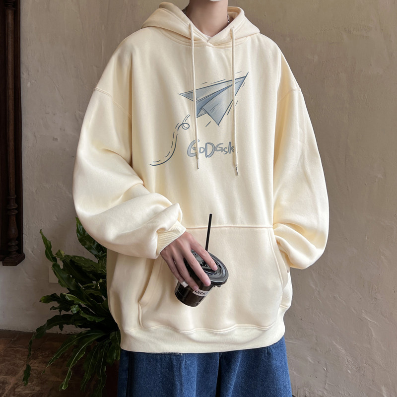 已注册/华棉秋季卫衣男加厚休闲港风上衣潮流风打底衫WY9135/P50,男装卫衣,电商B316