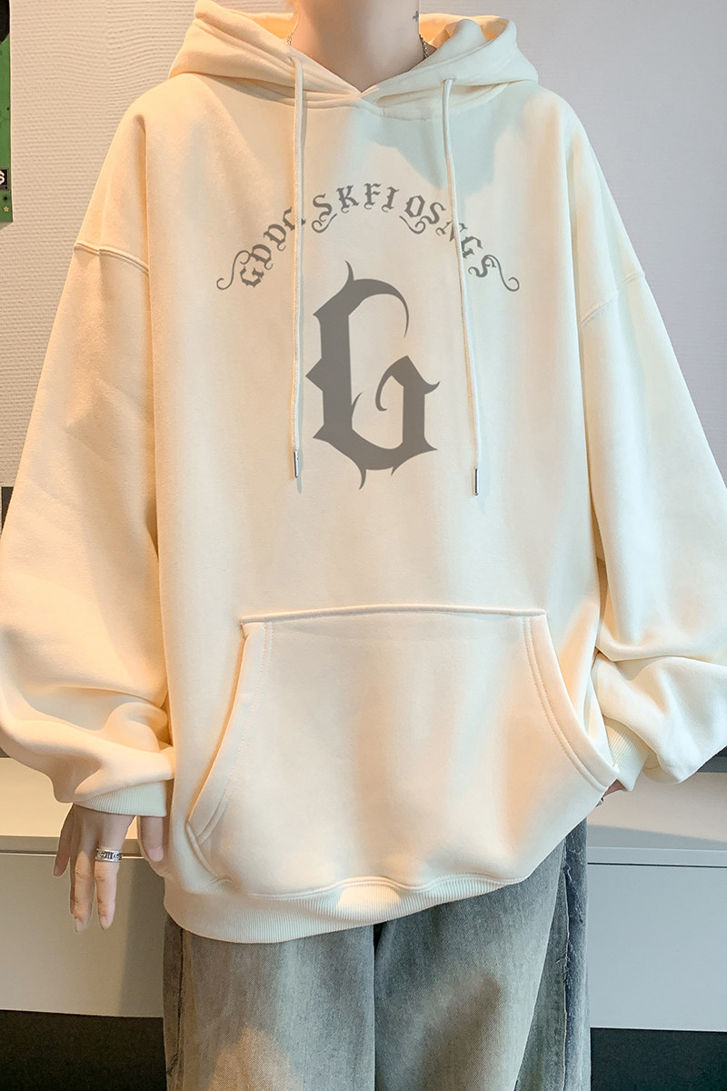 已注册/秋季韩式潮流连帽卫衣宽松打底衫外套WY9151/P50加绒P55,男装卫衣,电商B316