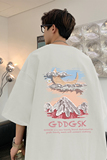 已注册/夏季白色舒适纯棉短袖T恤男宽松体恤打底衫DT5955/P25，男装T恤，电商B316