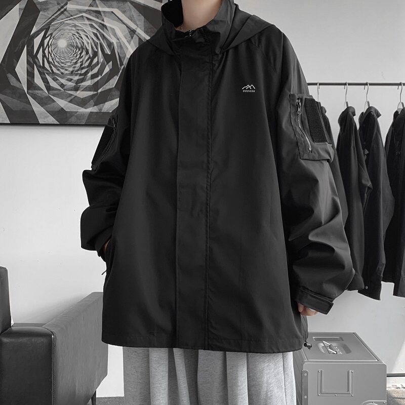 秋冬季新冲锋衣男三合一外套大码夹克JK8338/P100棉衣款P120图片