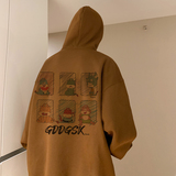 已注册/秋新宽松休闲连帽卫衣男生潮流外套WY9313/P45加绒P50，男装卫衣，电商B316