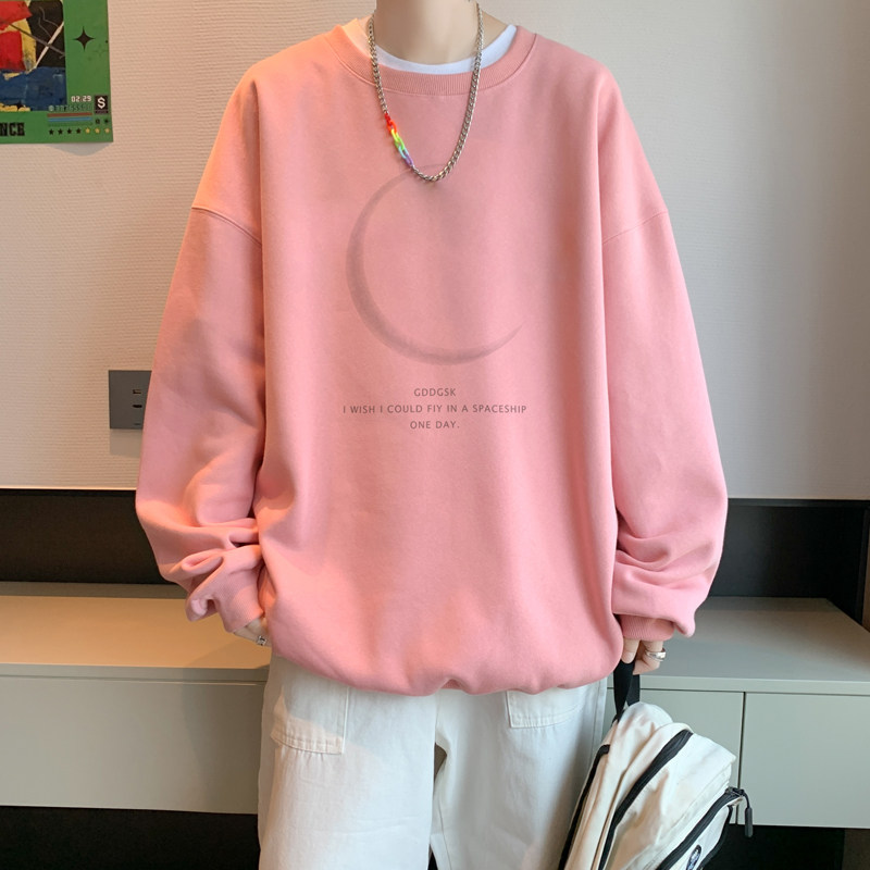 已注册/华棉秋季新圆领男小清新潮流外套宽松外套WY9121/P35,男装卫衣,电商B316