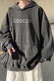 水洗秋季新学院风流行卫衣男宽松款情侣外套打底衫WY7825/P65，男装卫衣，电商B316