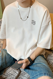 已注册/夏季字母美式印花短袖T恤男宽松体恤打底衫DT3061/P25，男装T恤，电商B316