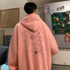 已注册/秋季连帽卫衣男宽松打底衫外套港风WY9255/P50加绒P55图片