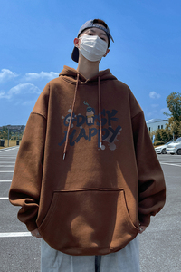 已注册/秋季新通勤风连帽卫衣男生大码复古打底衫 WY0616/P50图片