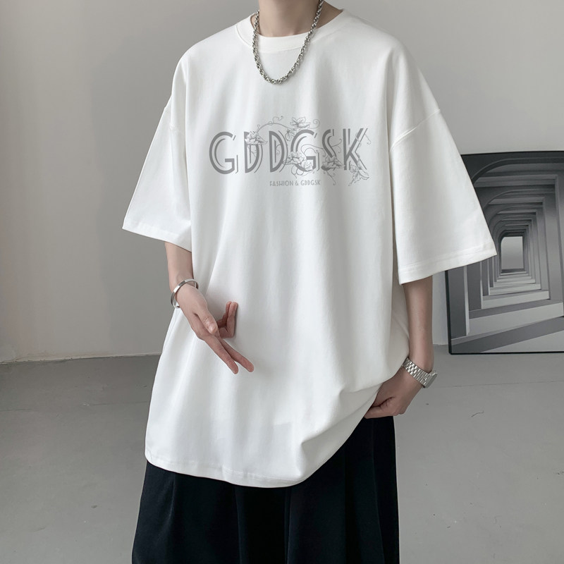 已注册/夏季文艺风短袖T恤男情侣宽松体恤打底衫DT1766/P25,男装T恤,电商B316
