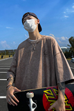 水洗重磅夏季新款大码欧美风短袖T恤男宽松打底衫体恤DT3030/P35，男装T恤，电商B316