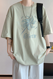 已注册/夏季淡绿色港风短袖T恤男生大码体恤打底衫DT6011/P25，男装T恤，电商B316